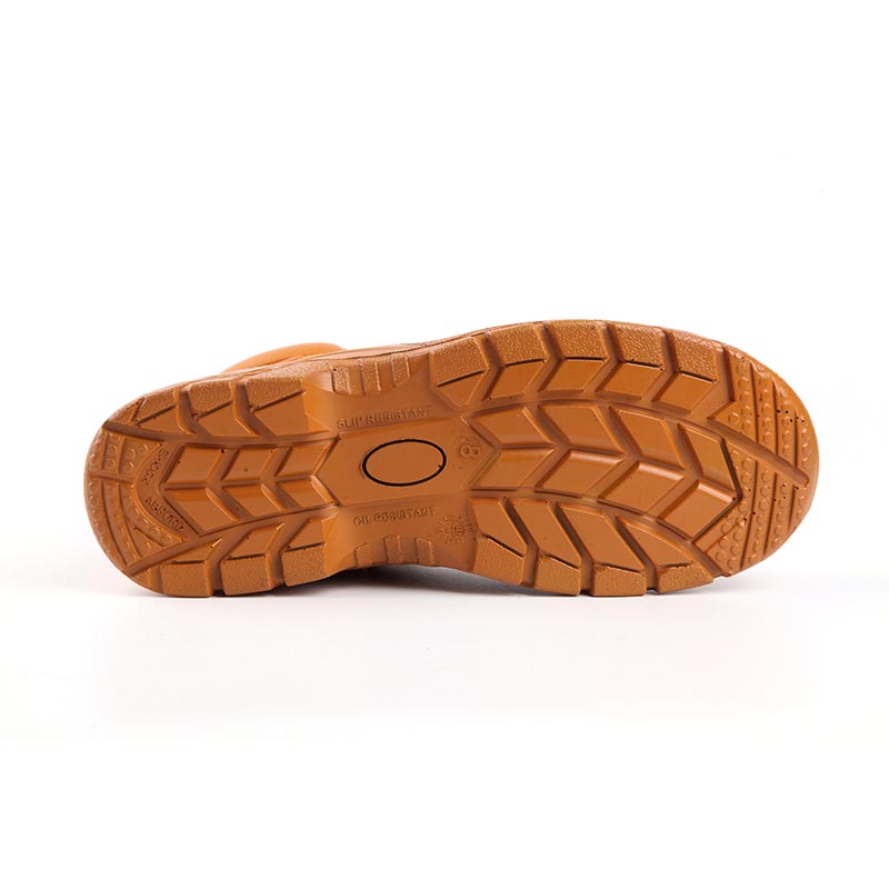 Mid-Cut Full-Grain Crazy Horse Leather Industrial Work Boots